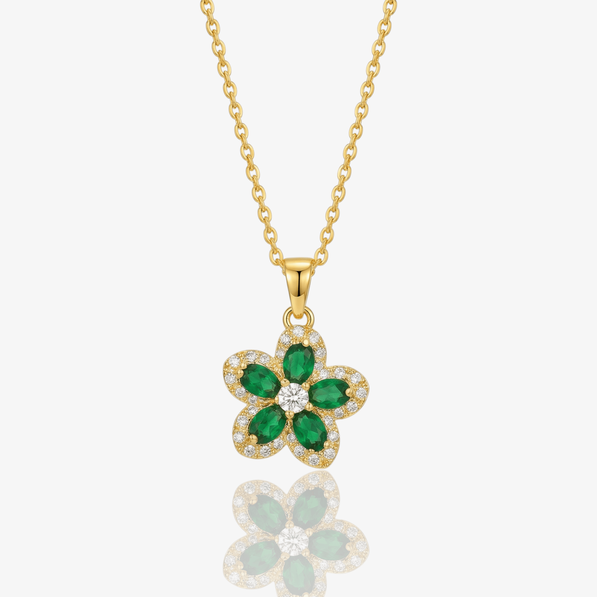 Spinning Floral Princess Necklace