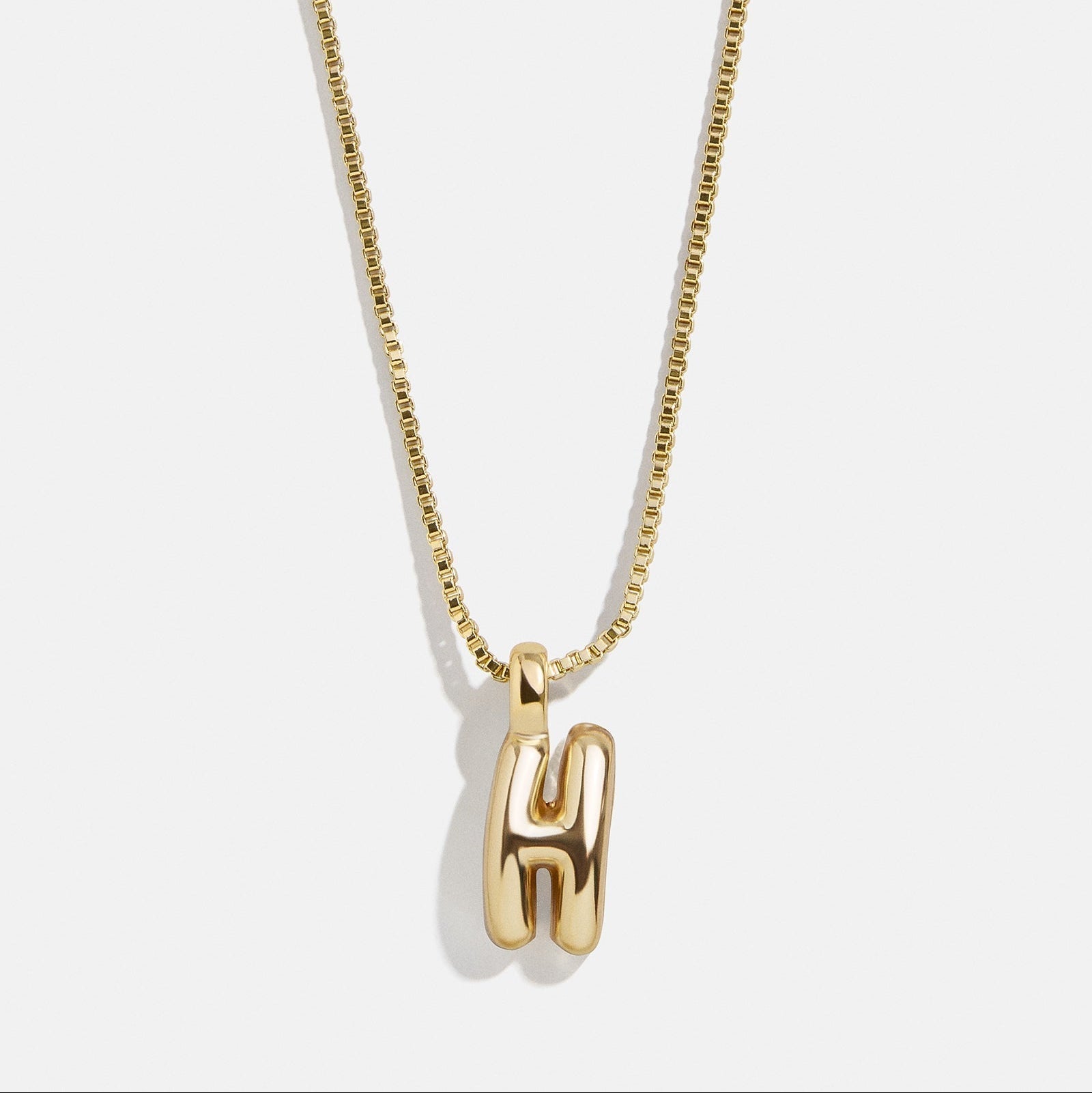 Mini Bubble Initial Necklace