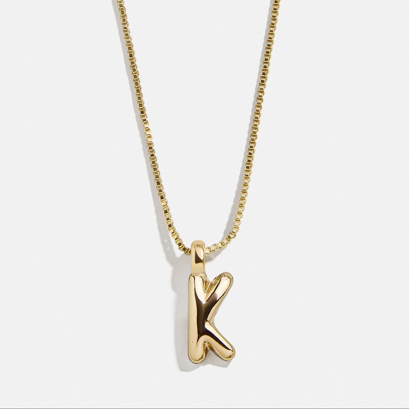 Mini Bubble Initial Necklace