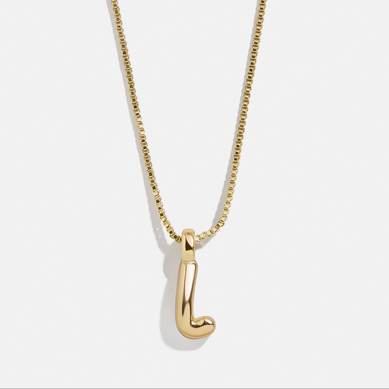 Mini Bubble Initial Necklace