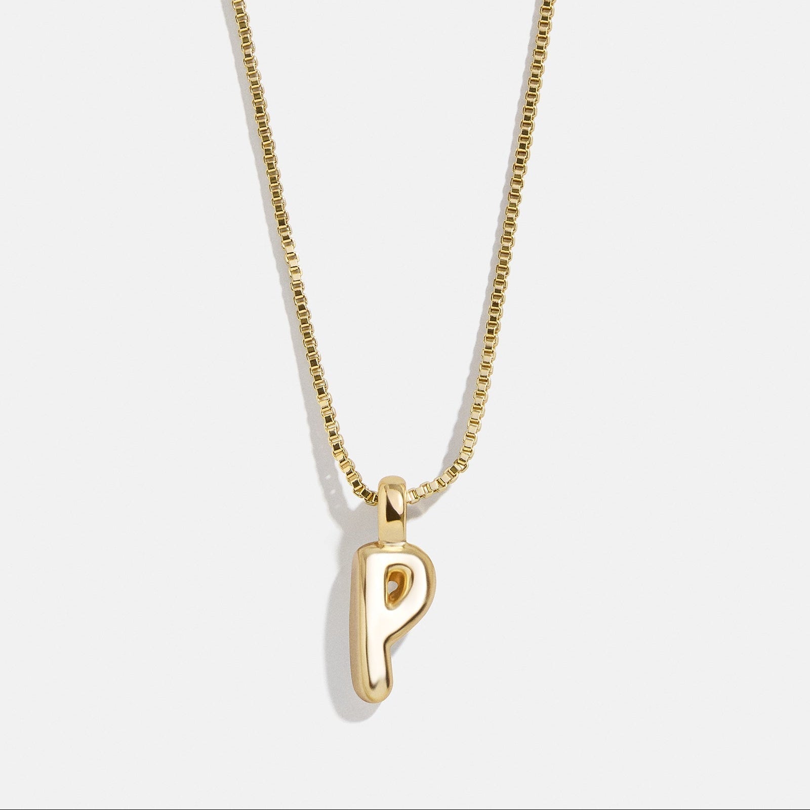 Mini Bubble Initial Necklace