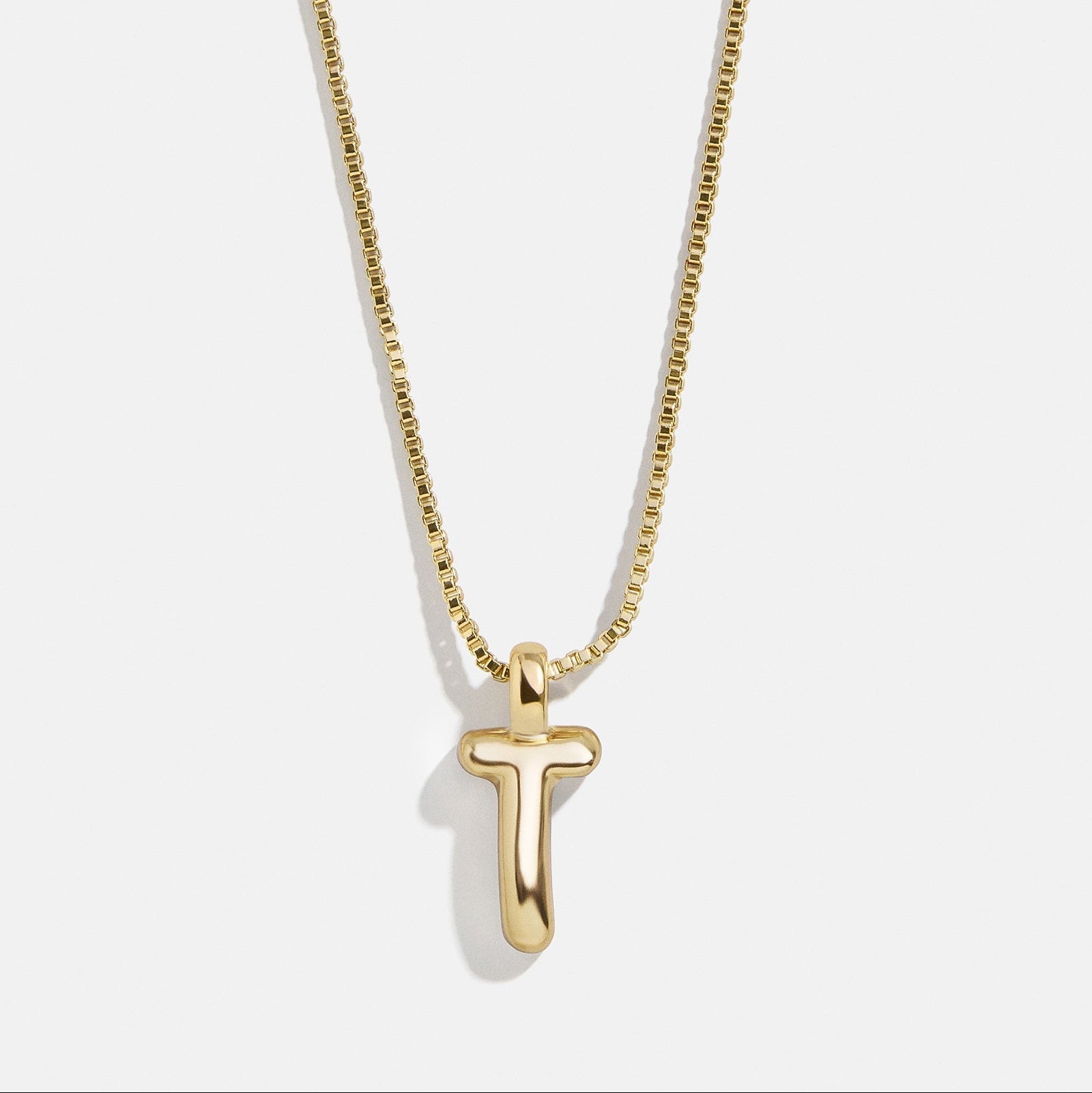 Mini Bubble Initial Necklace