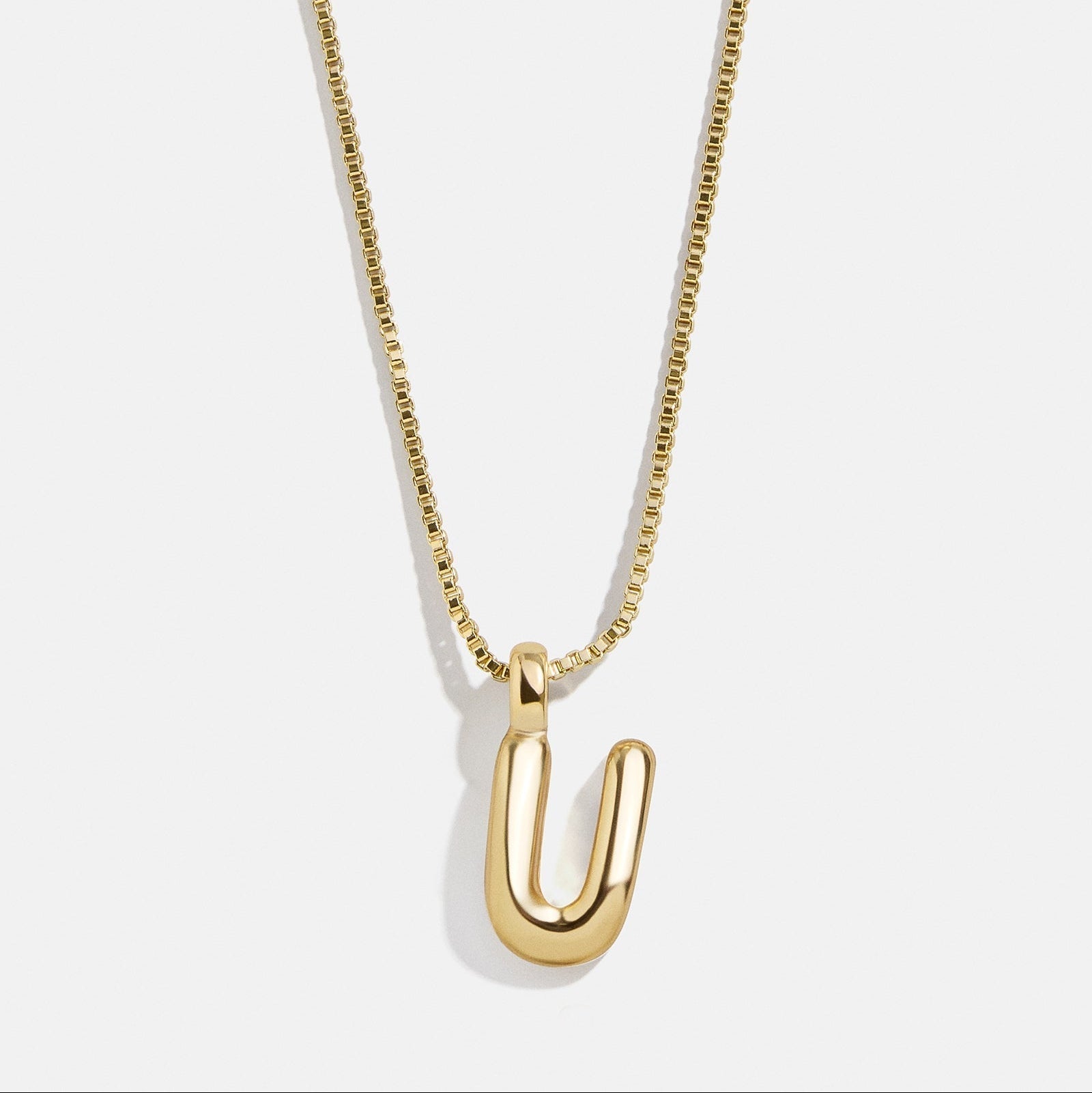 Mini Bubble Initial Necklace