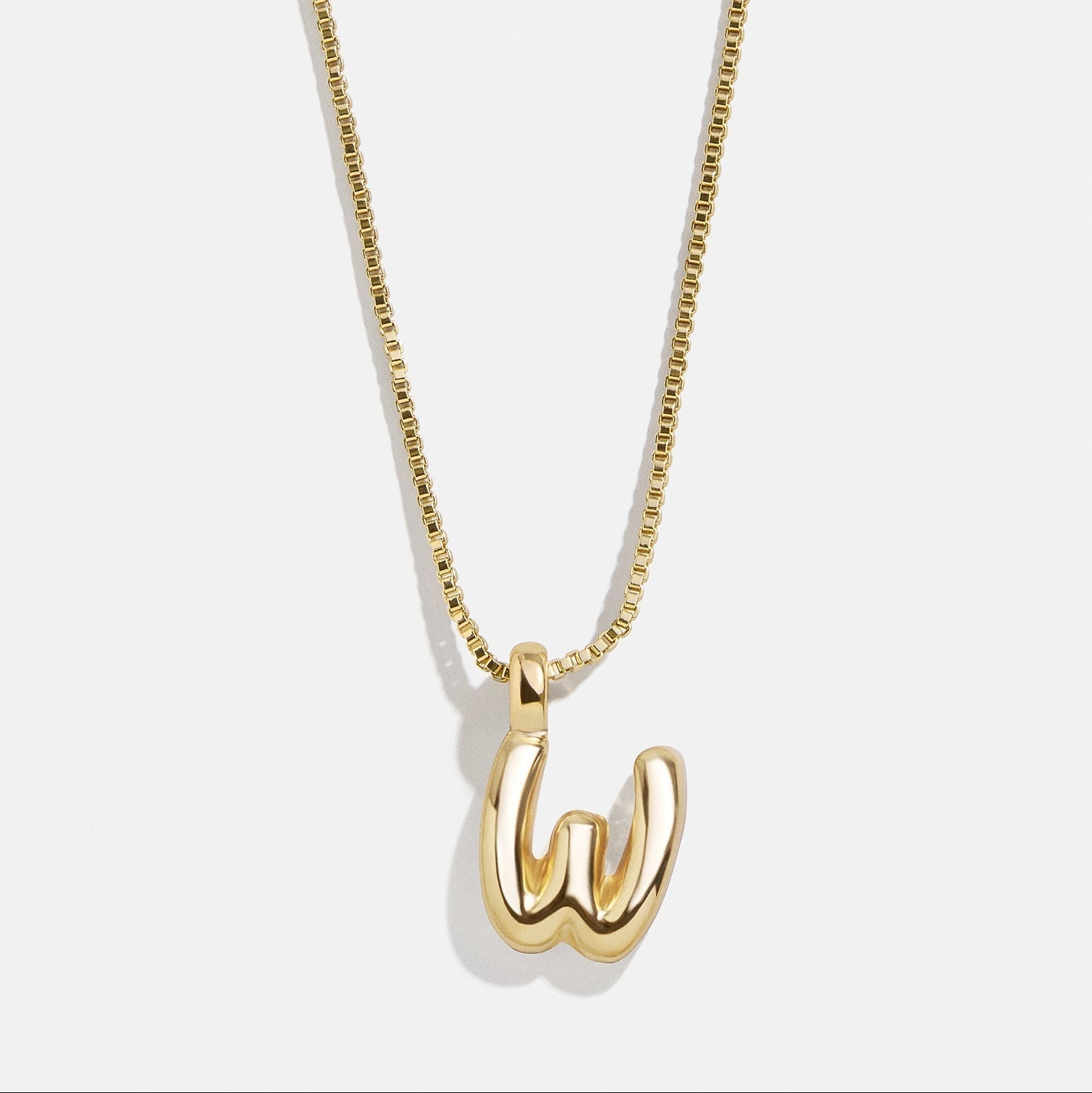 Mini Bubble Initial Necklace