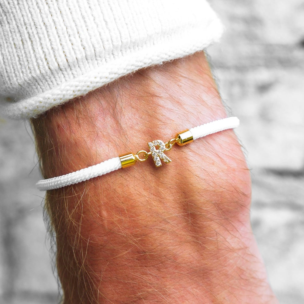 Personalized Letter Rope Bracelet