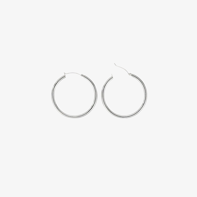 Classic Round Hoop Earrings