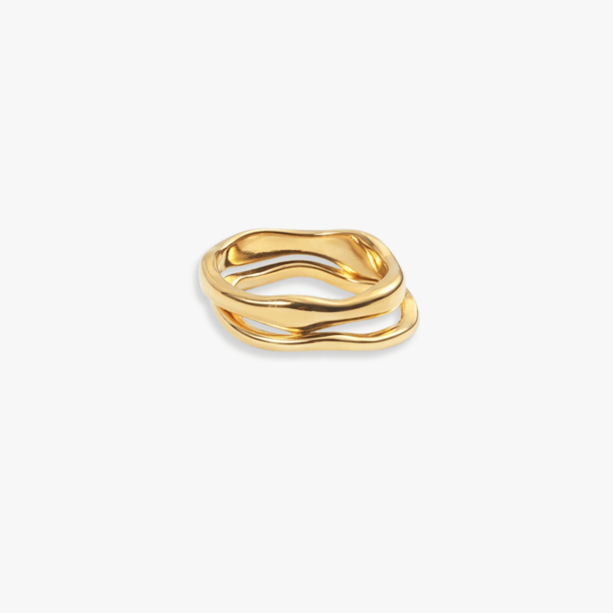 Fluid Stacker Ring – Gold