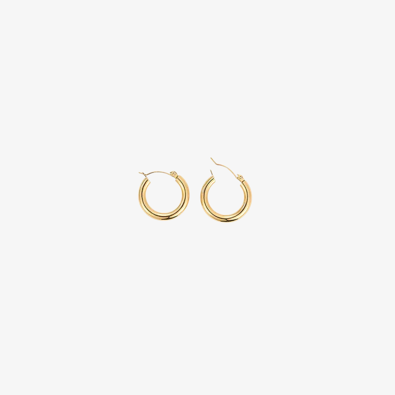 Classic Round Hoop Earrings