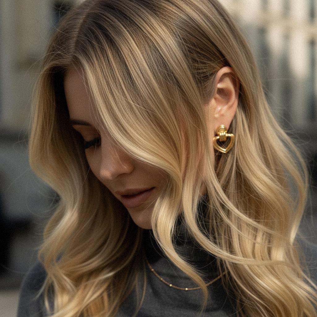 Heart Drop Earrings