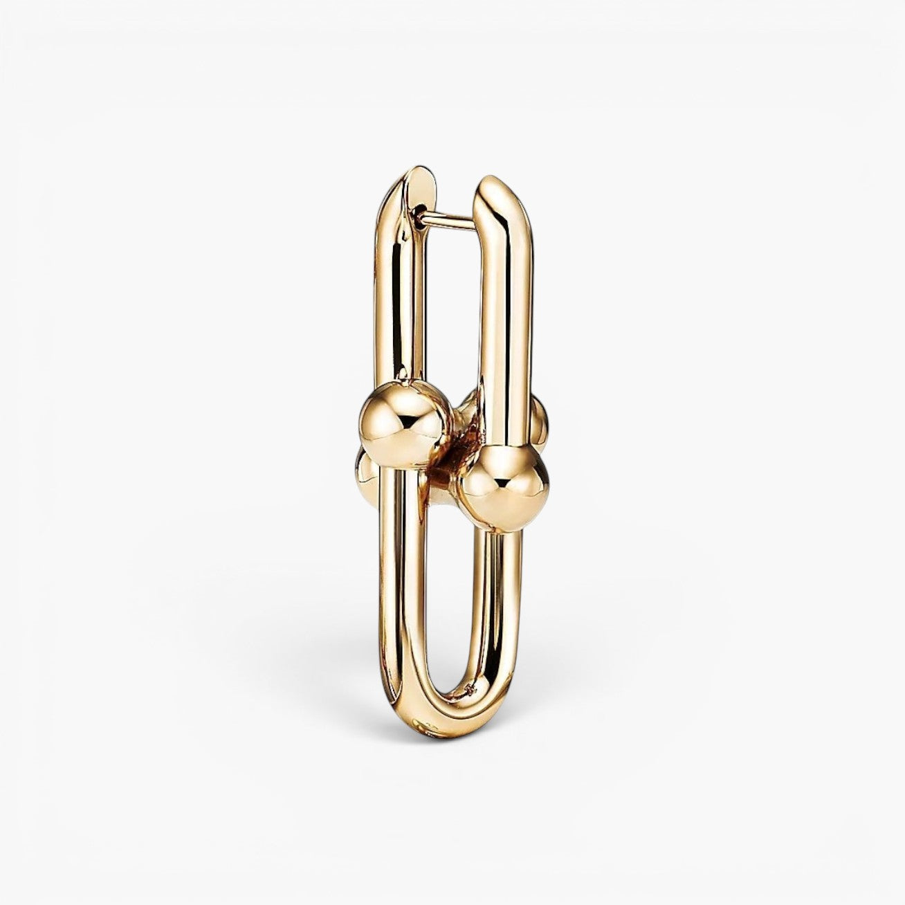 Bold Link Drop Earrings