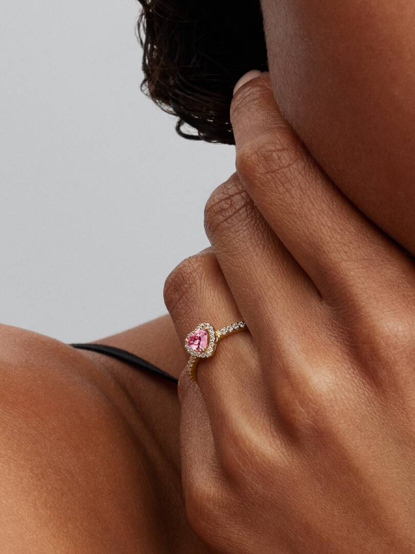Elevated Heart Ring