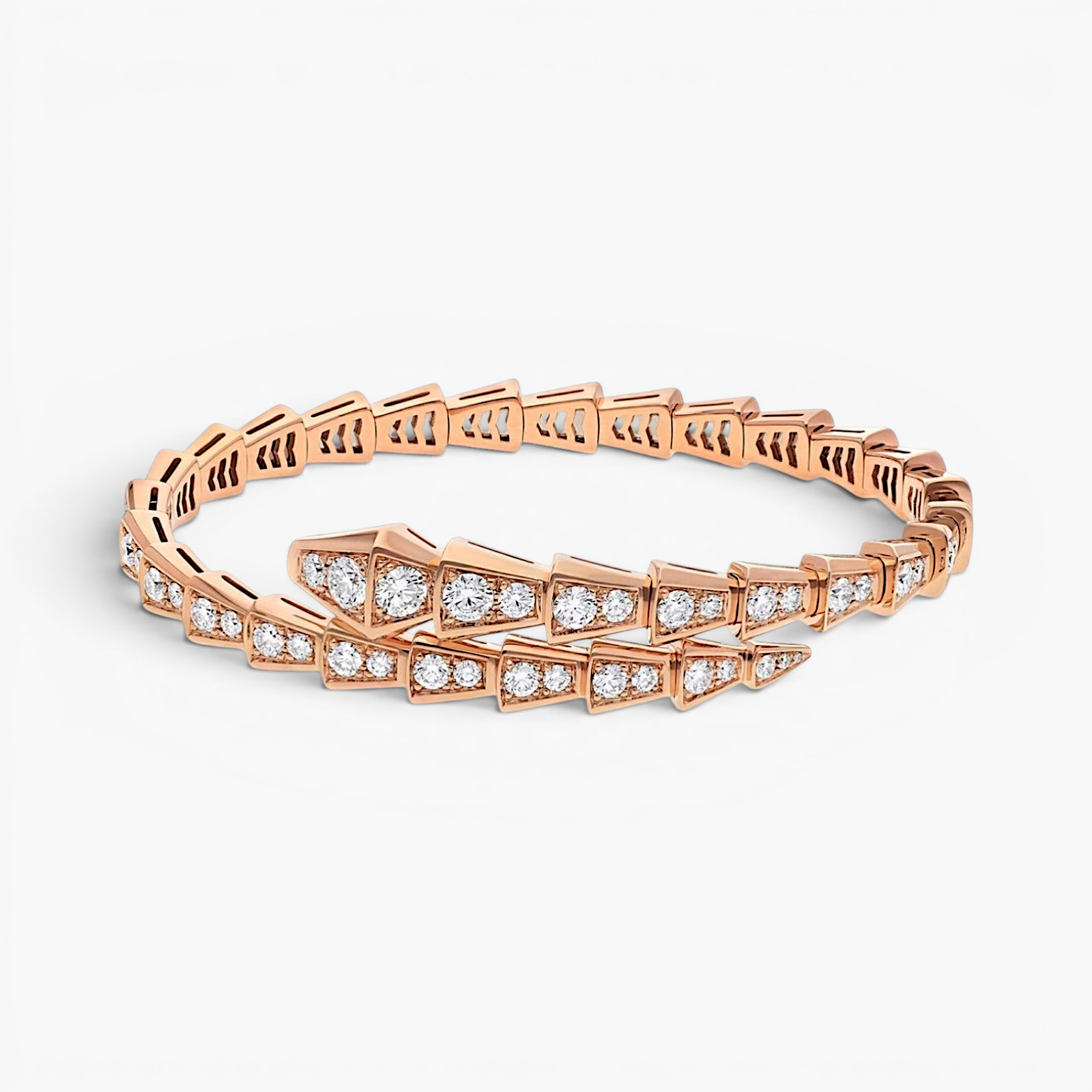 Aurelia Serpent Pavé Bracelet