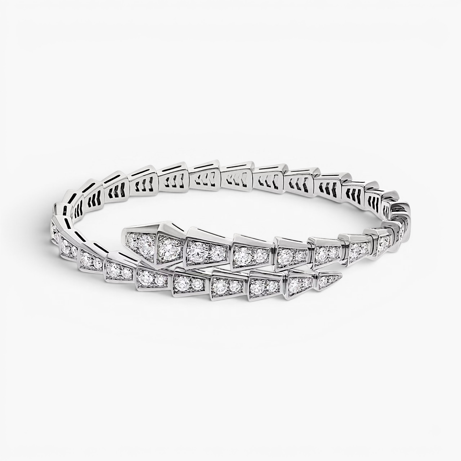 Aurelia Serpent Pavé Bracelet