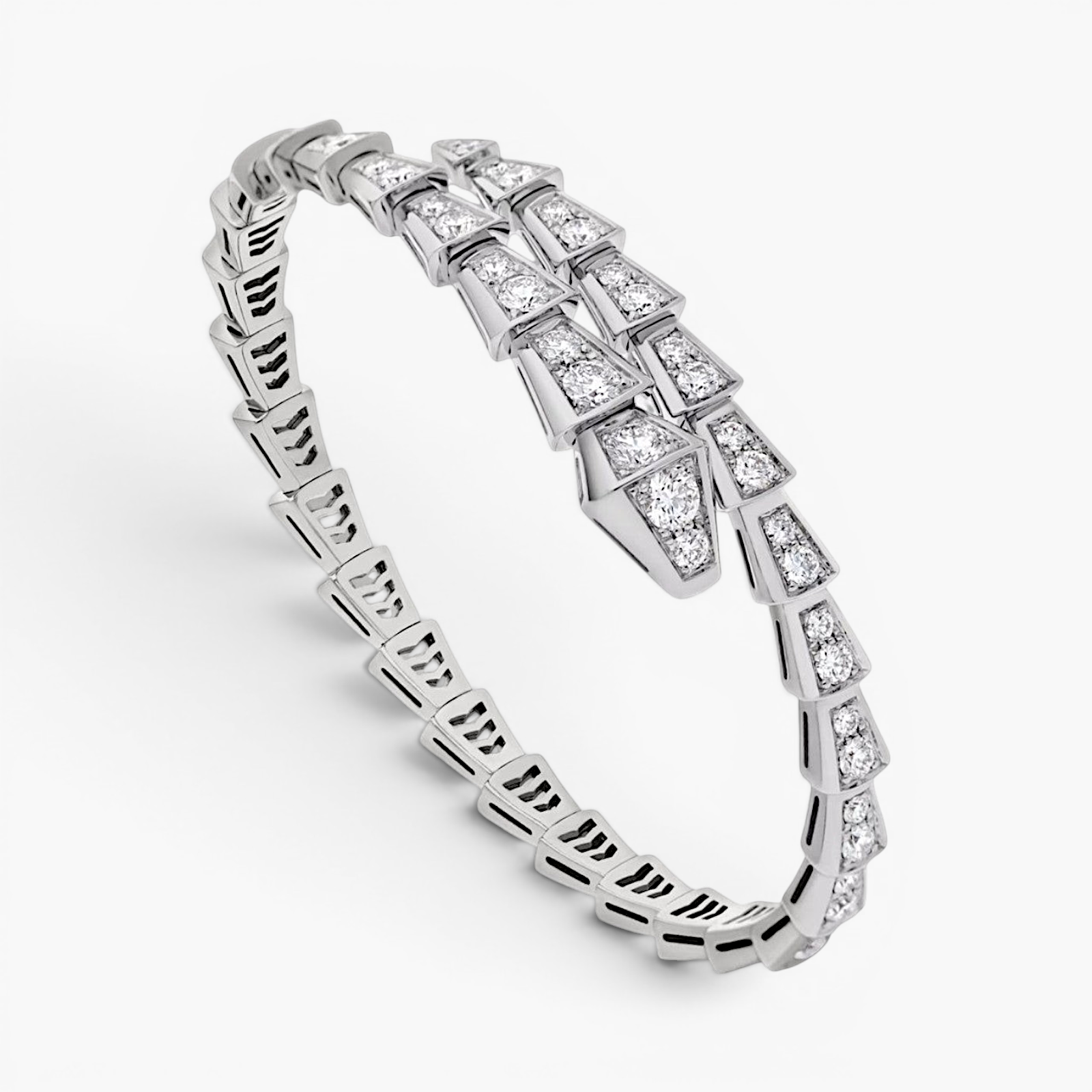Aurelia Serpent Pavé Bracelet