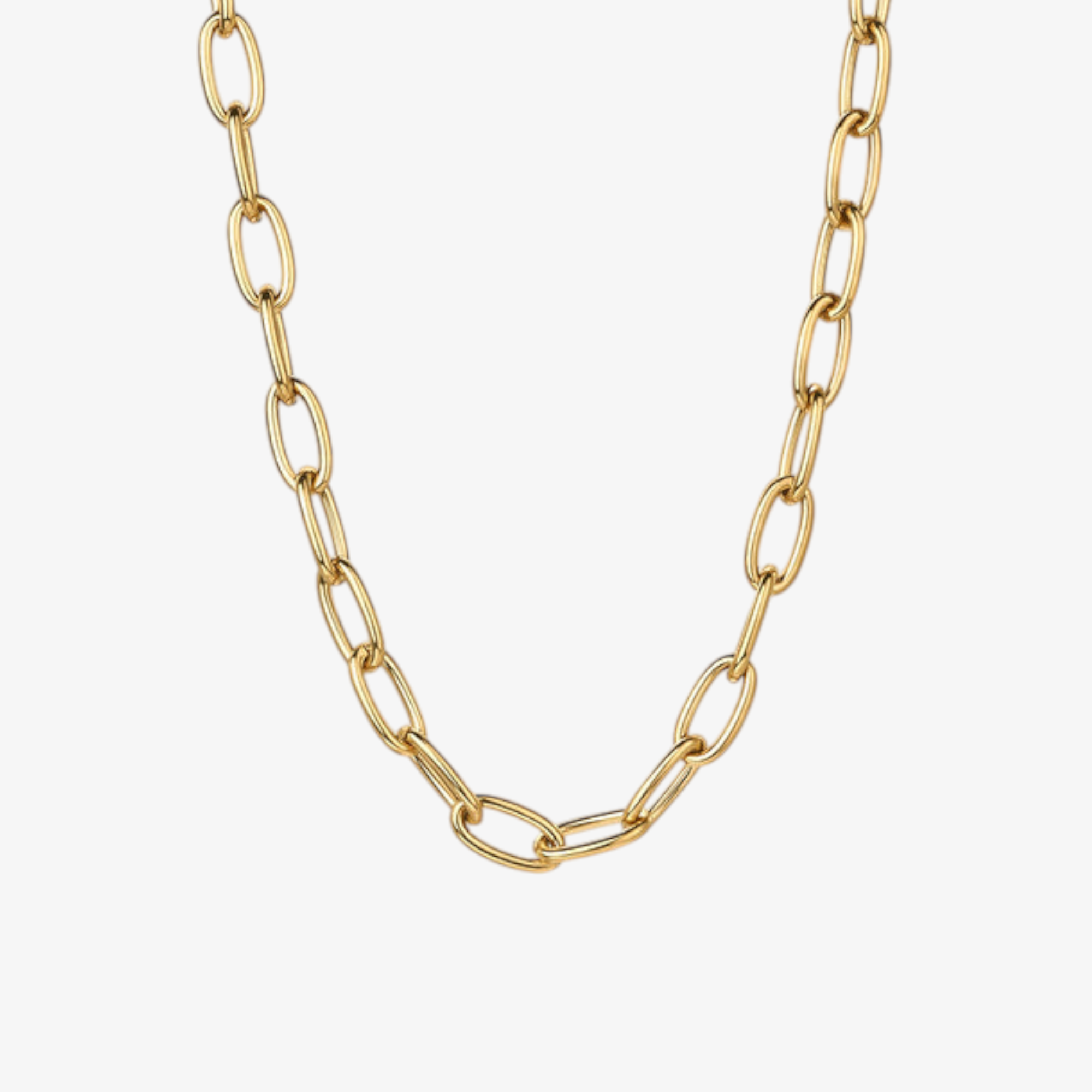 Bold Link Chain Necklace – Yellow Gold