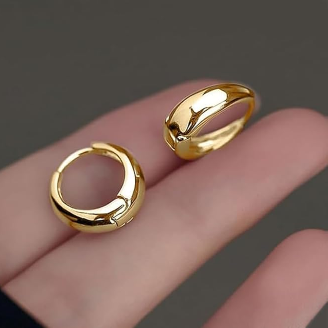 Essential Chunky Hoop Earrings Trio