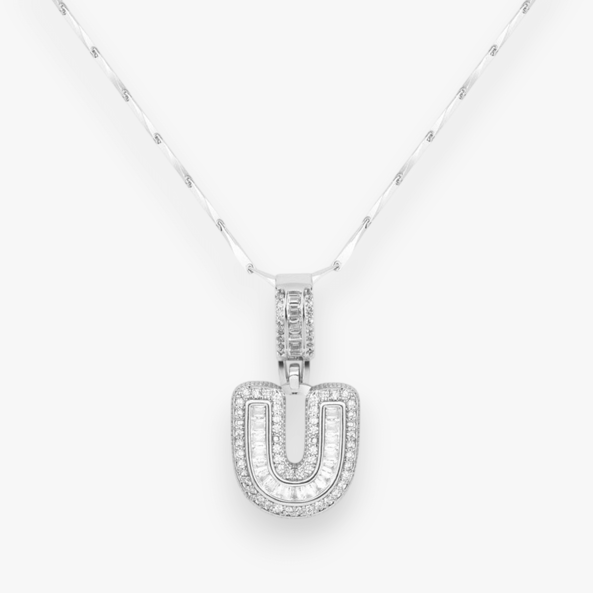 Bold Letter Initial Necklace