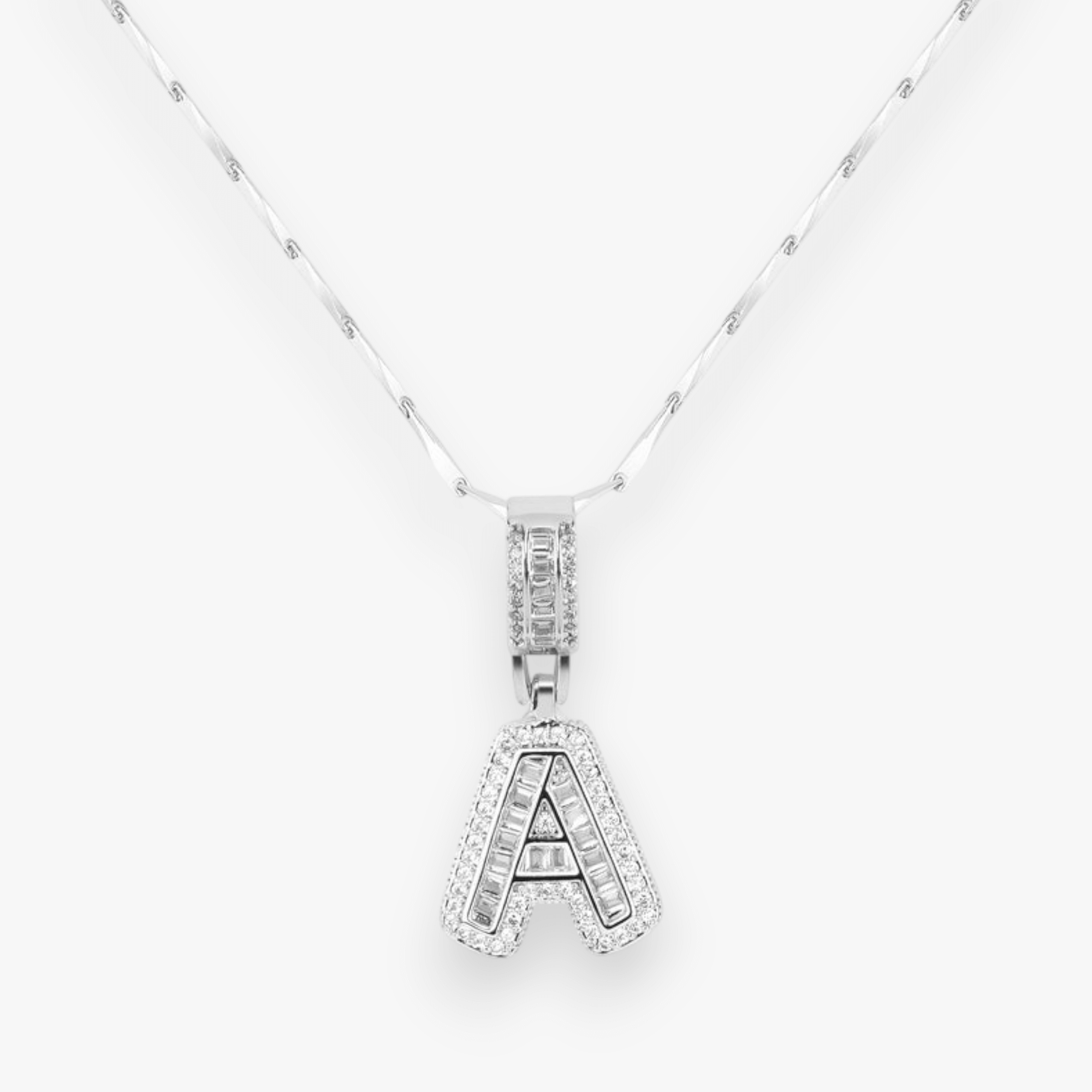 Bold Letter Initial Necklace