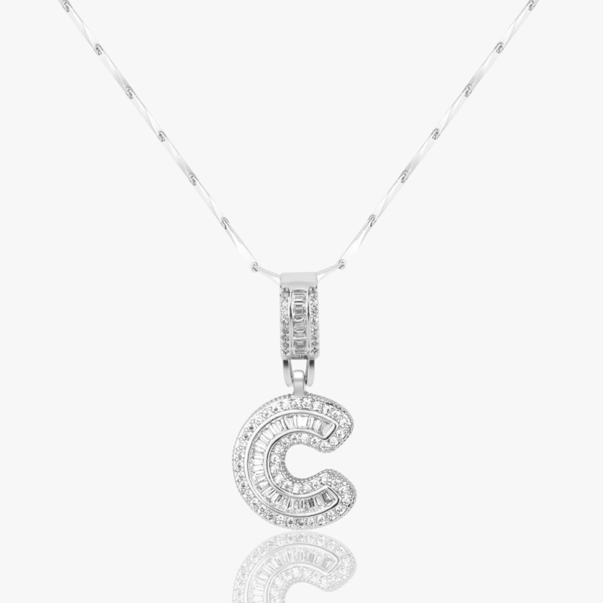 Bold Letter Initial Necklace