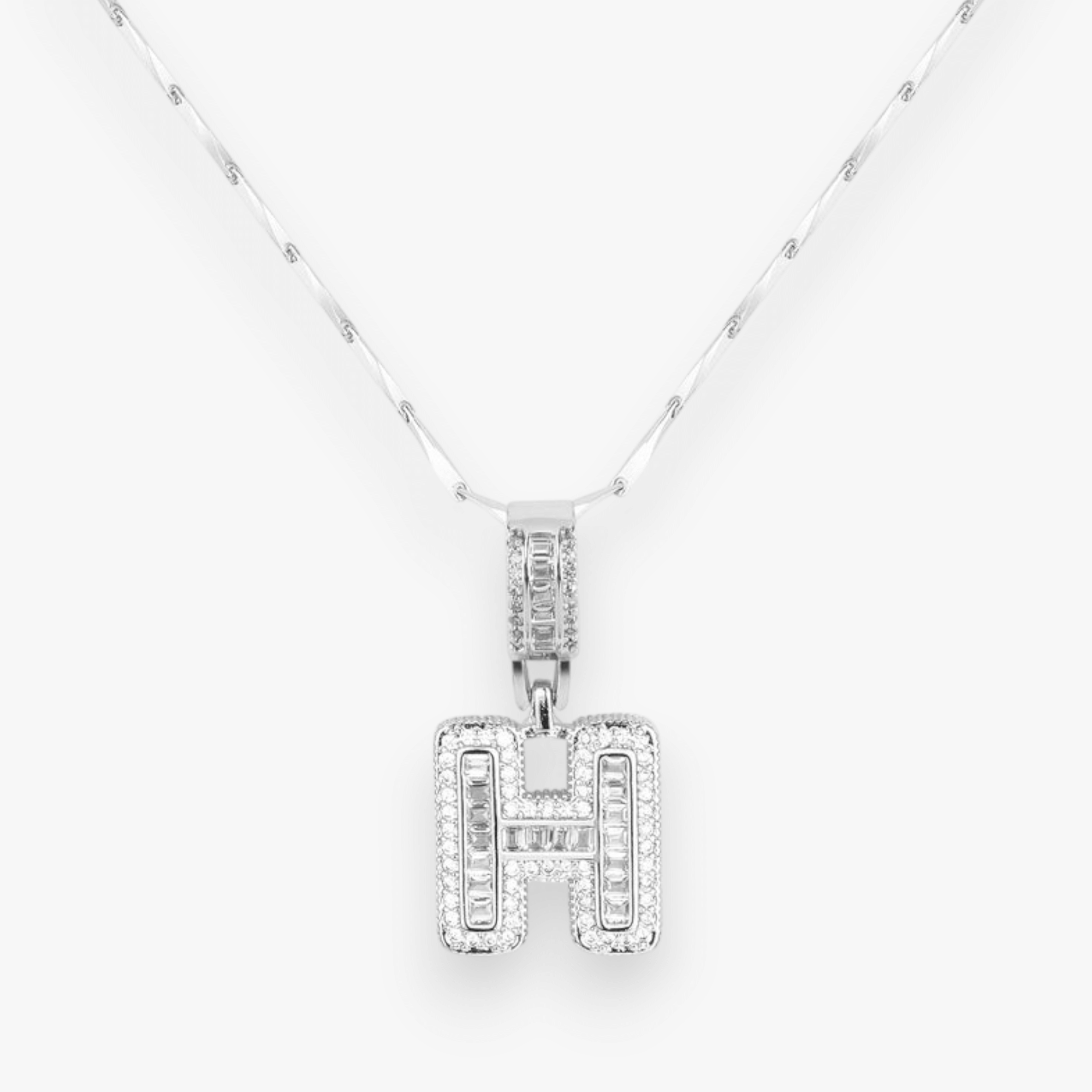 Bold Letter Initial Necklace