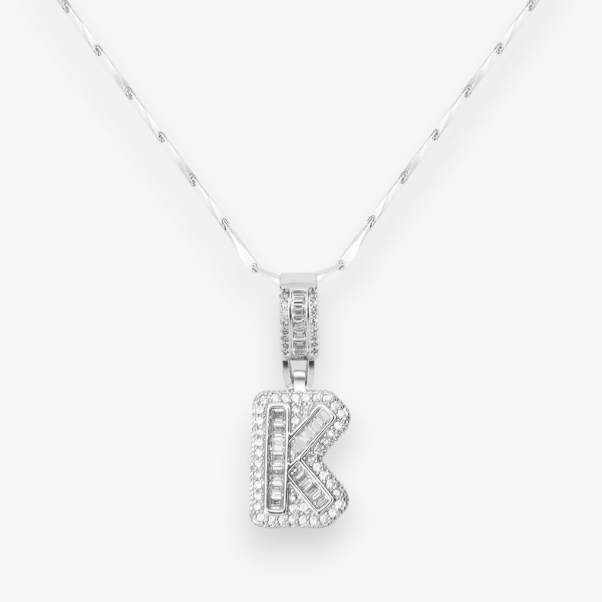 Bold Letter Initial Necklace