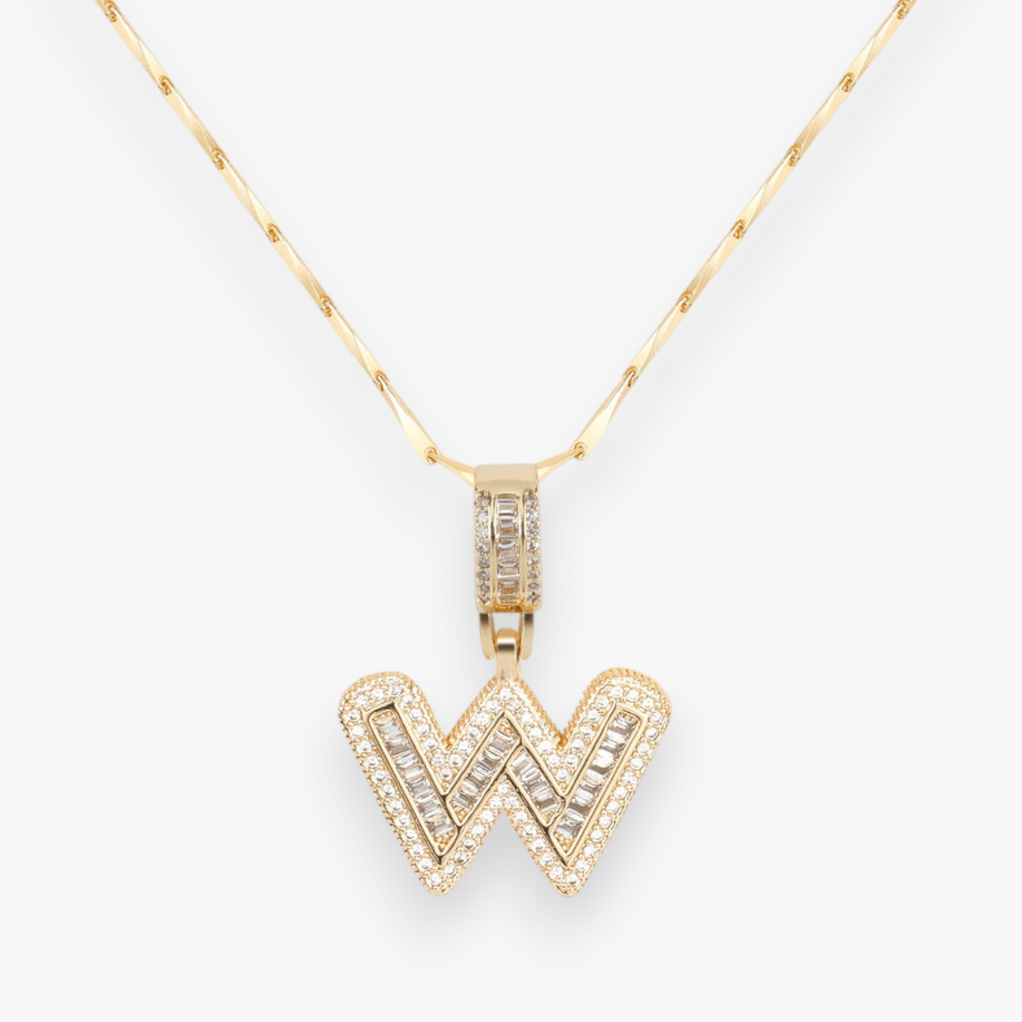 Bold Letter Initial Necklace