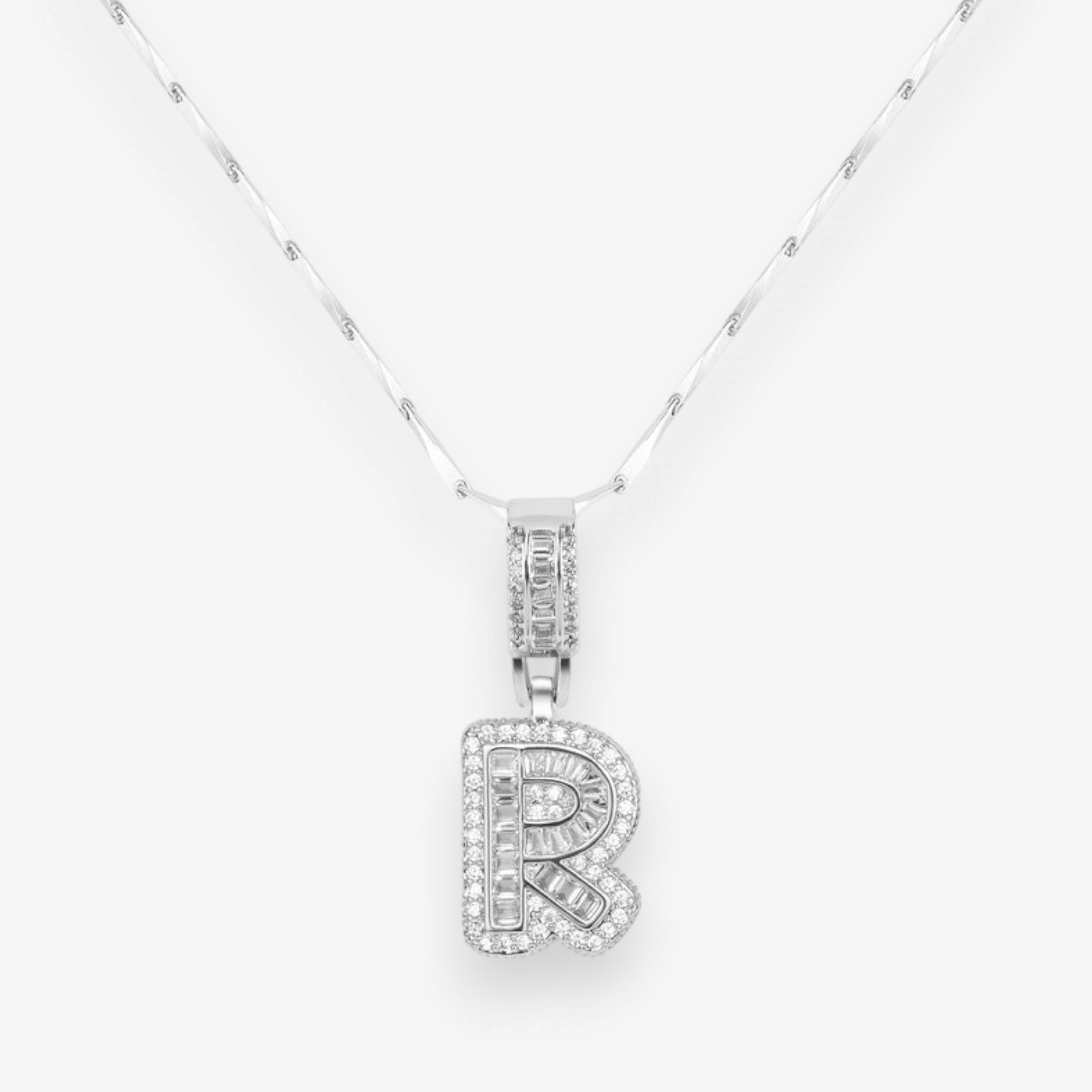 Bold Letter Initial Necklace