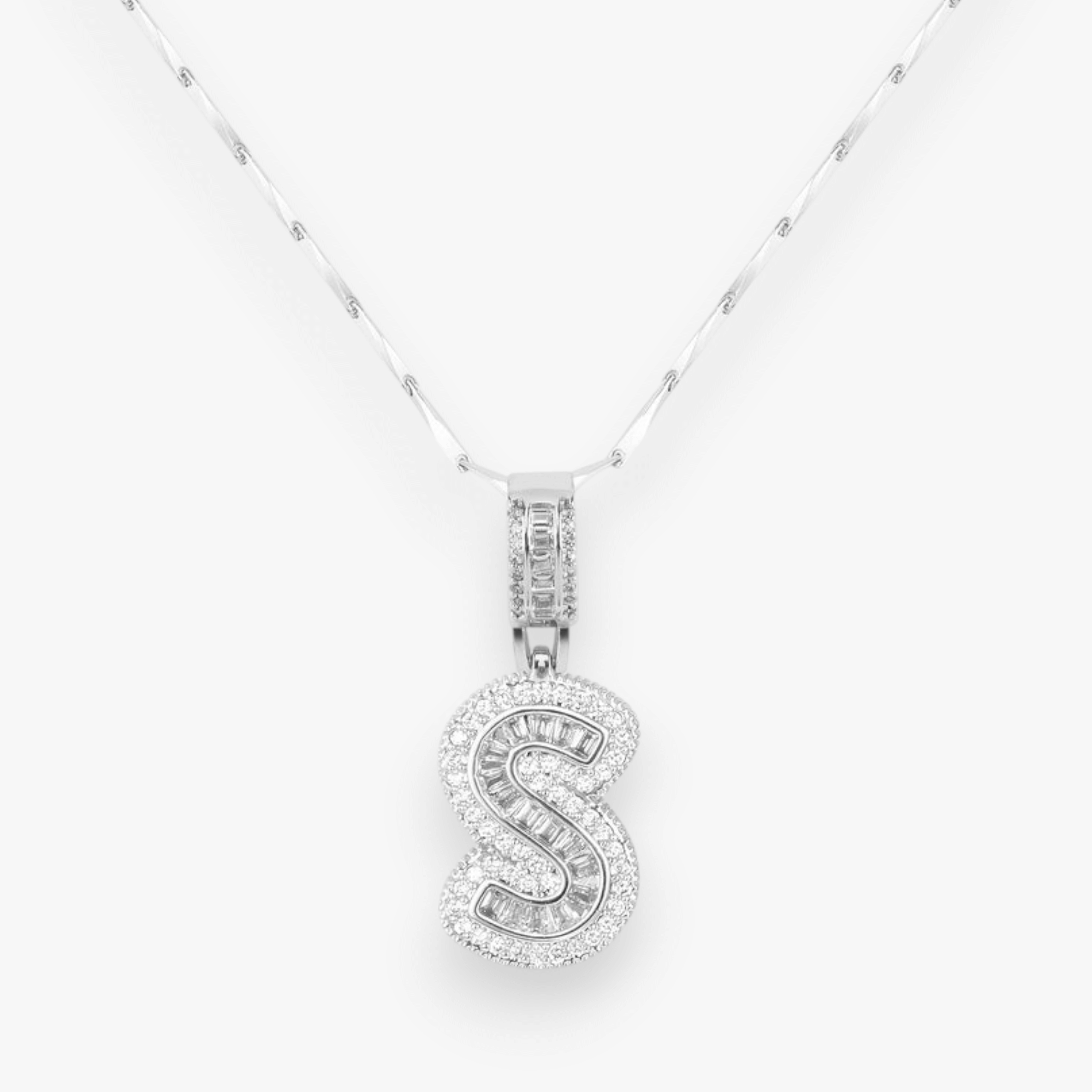 Bold Letter Initial Necklace