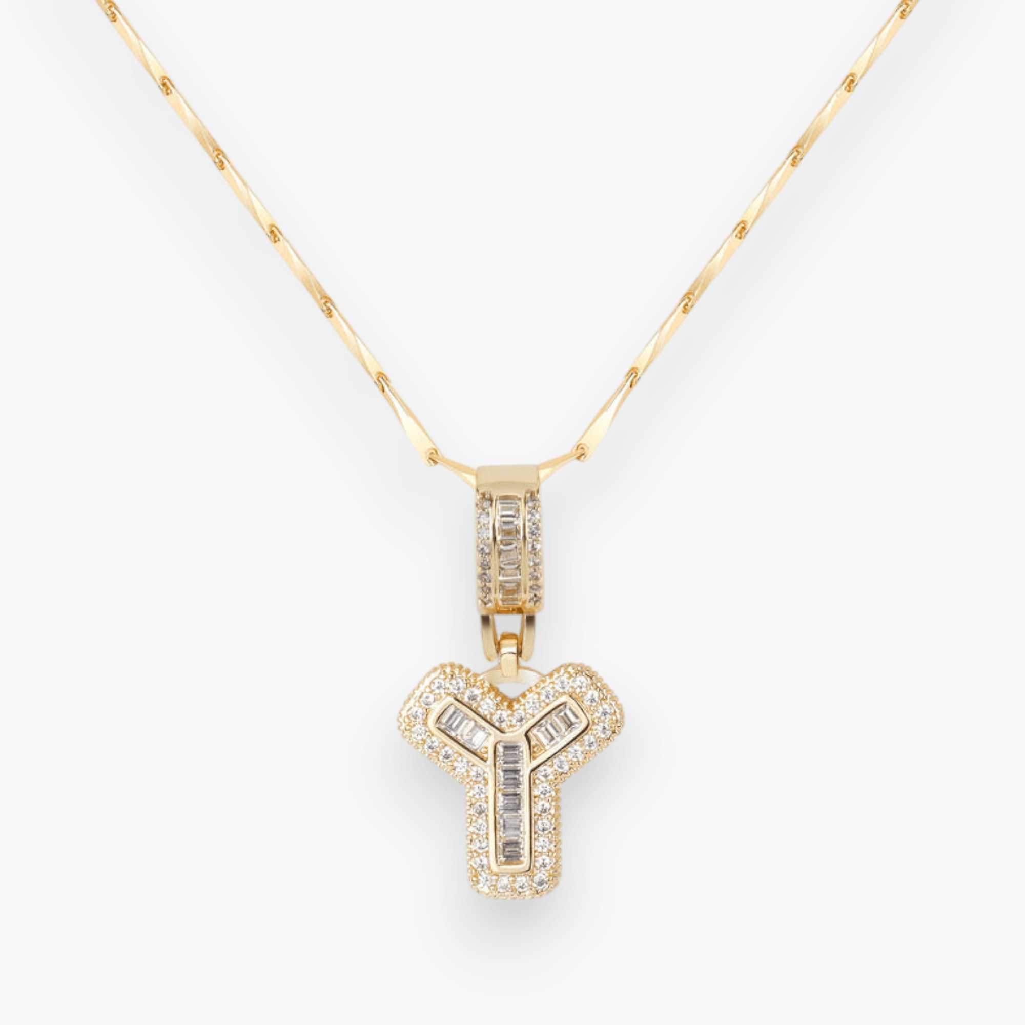 Bold Letter Initial Necklace