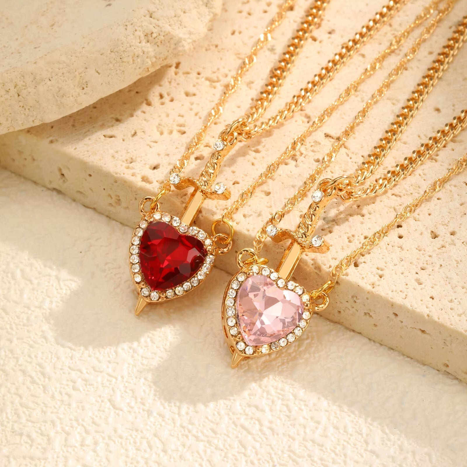 Sworded Heart Necklace
