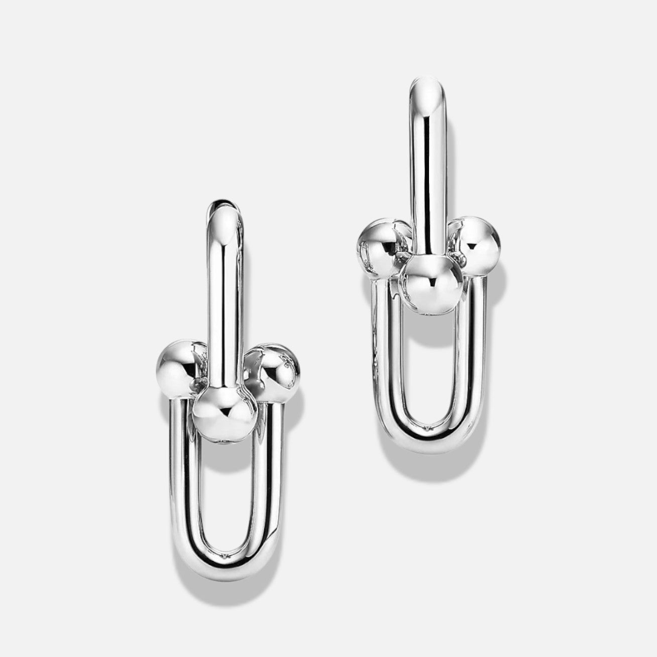 Minimal Link Hoop Earrings