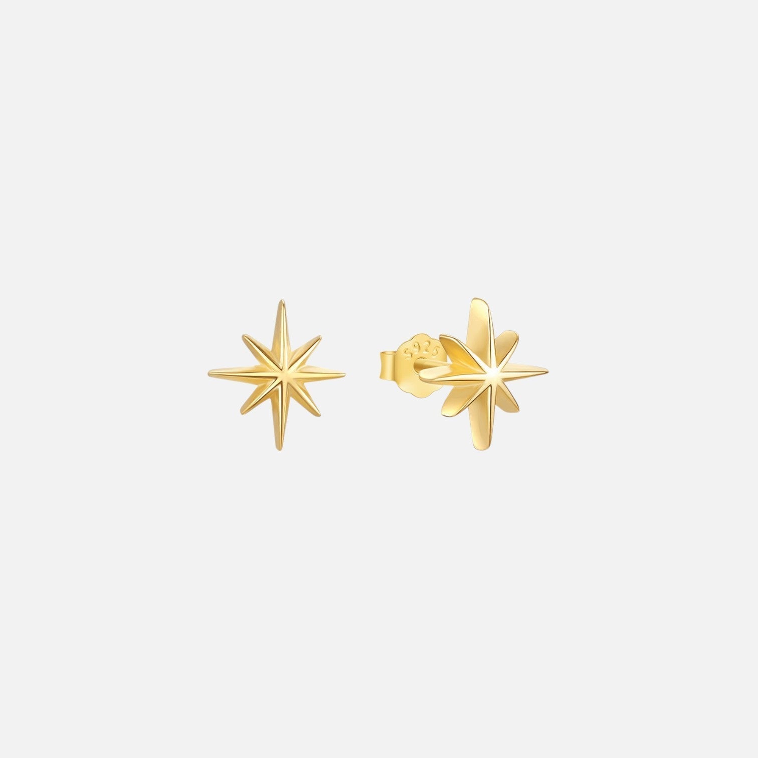 Butterfly & Flower Zirconia Pierced Earring Set