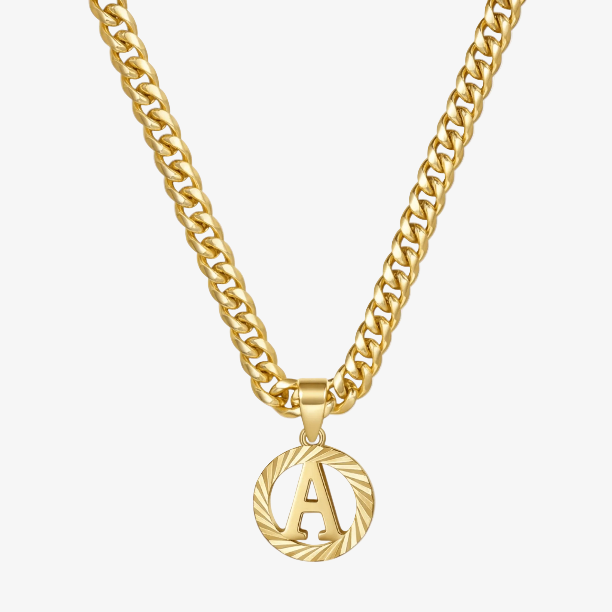 Signature Initial Letter Necklace – A