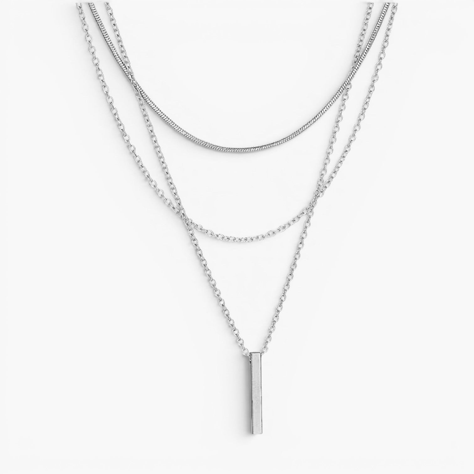 Aria Boho Bar Layered Necklace