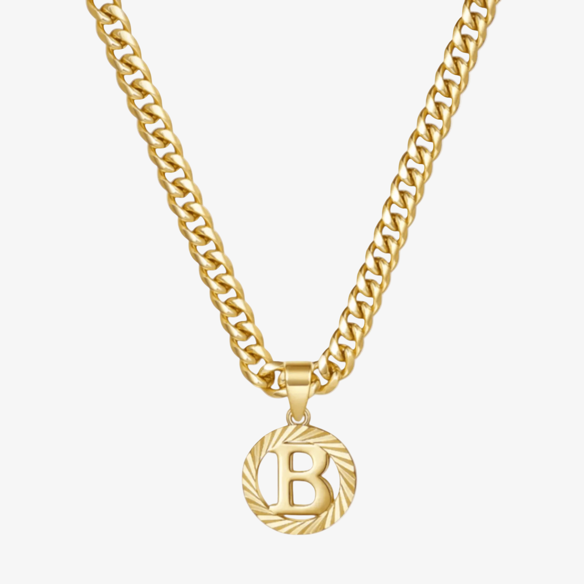 Signature Initial Letter Necklace