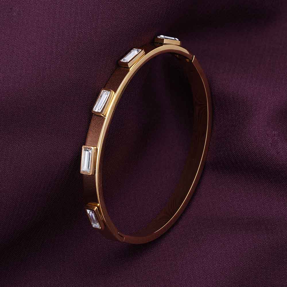 Enchanting Stone Bangle Bracelet