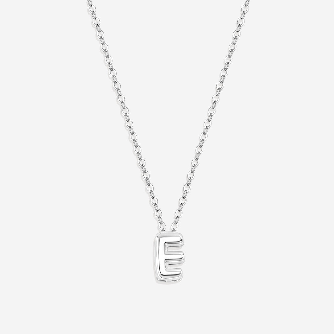 Bubble Letter Name Necklace
