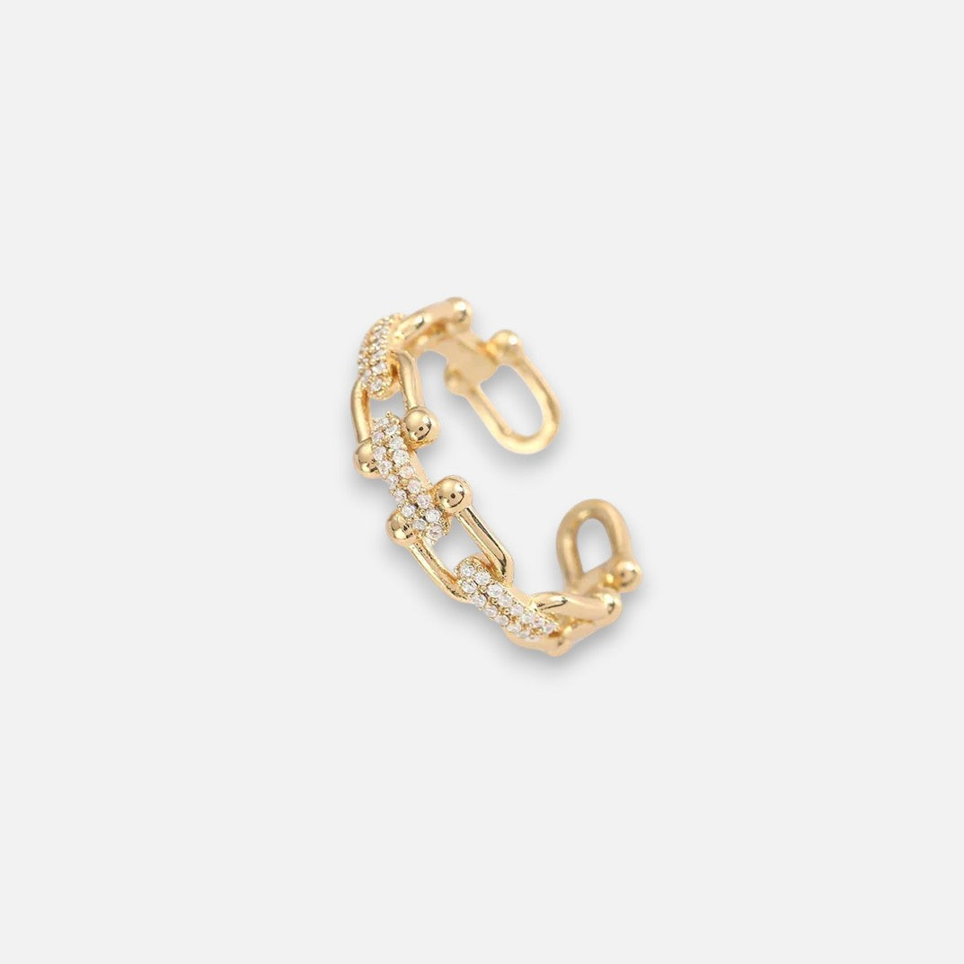 Open Band Sparkle Ring