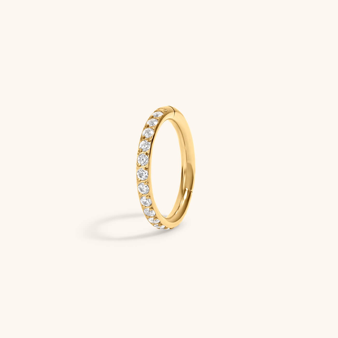 Eternity Cartilage Hoop in 14k gold plated – Gold