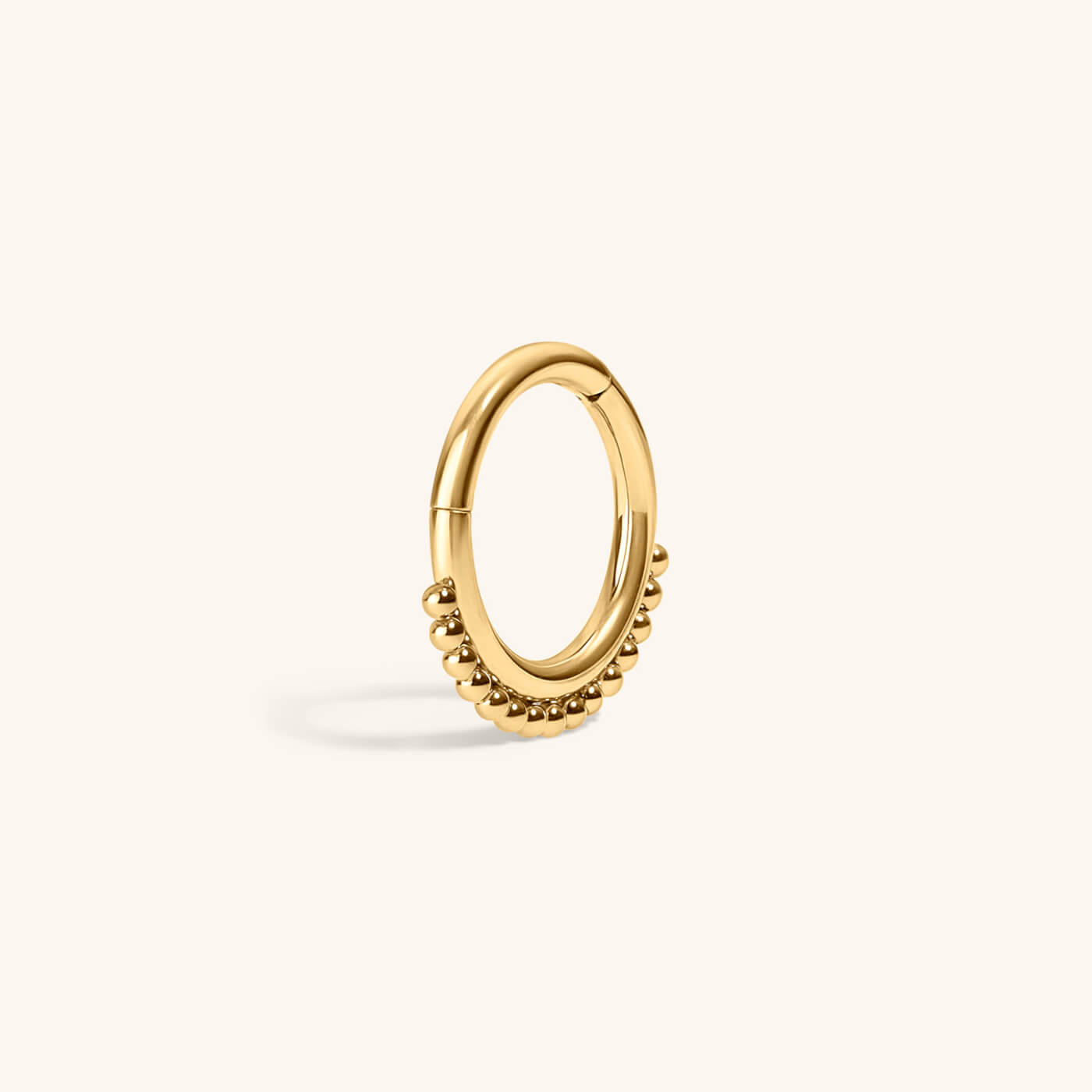 Goddess Cartilage Hoop – Titanium - Gold
