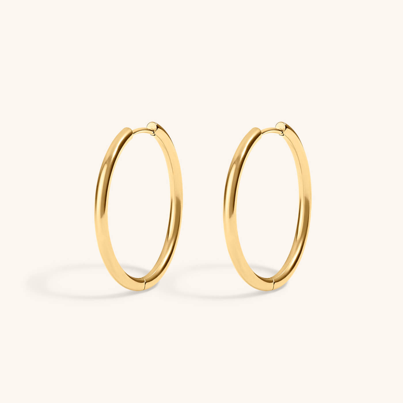 Classic Hoops, 25mm – Gold