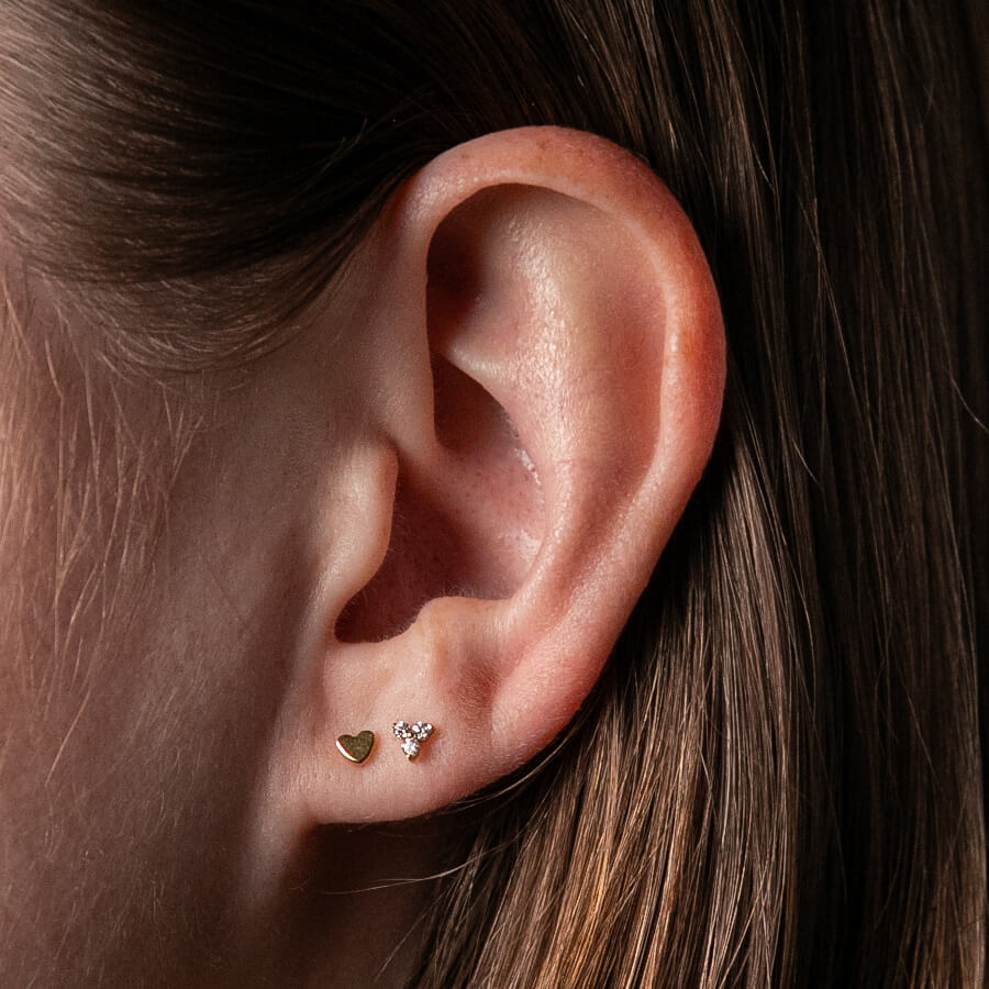 Heart Studs