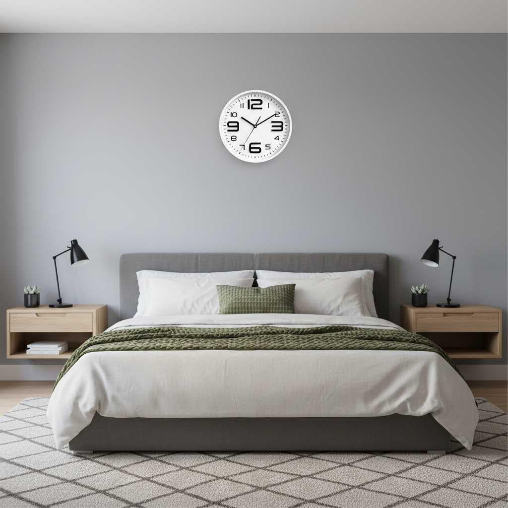 Colorful Cartoon Wall Clock | 30cm Kids Room Decor