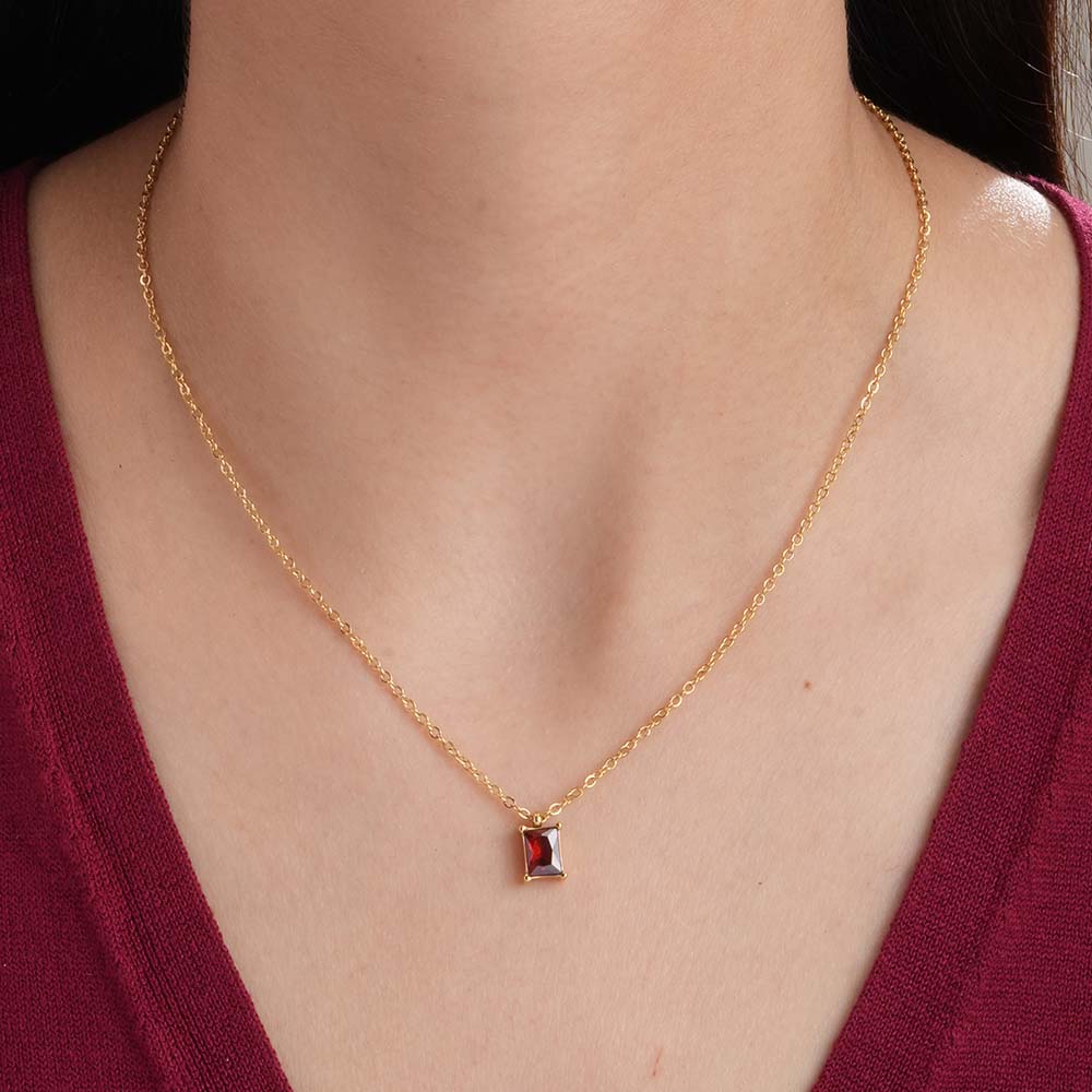 Red Garnet Necklace