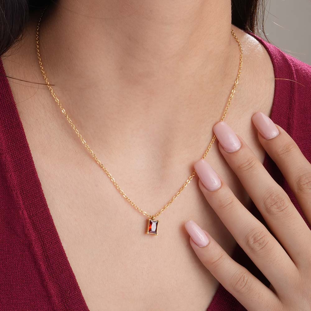 Red Garnet Necklace