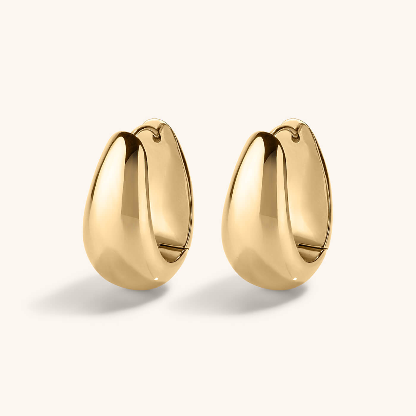 Dewdrop Hoops – Gold