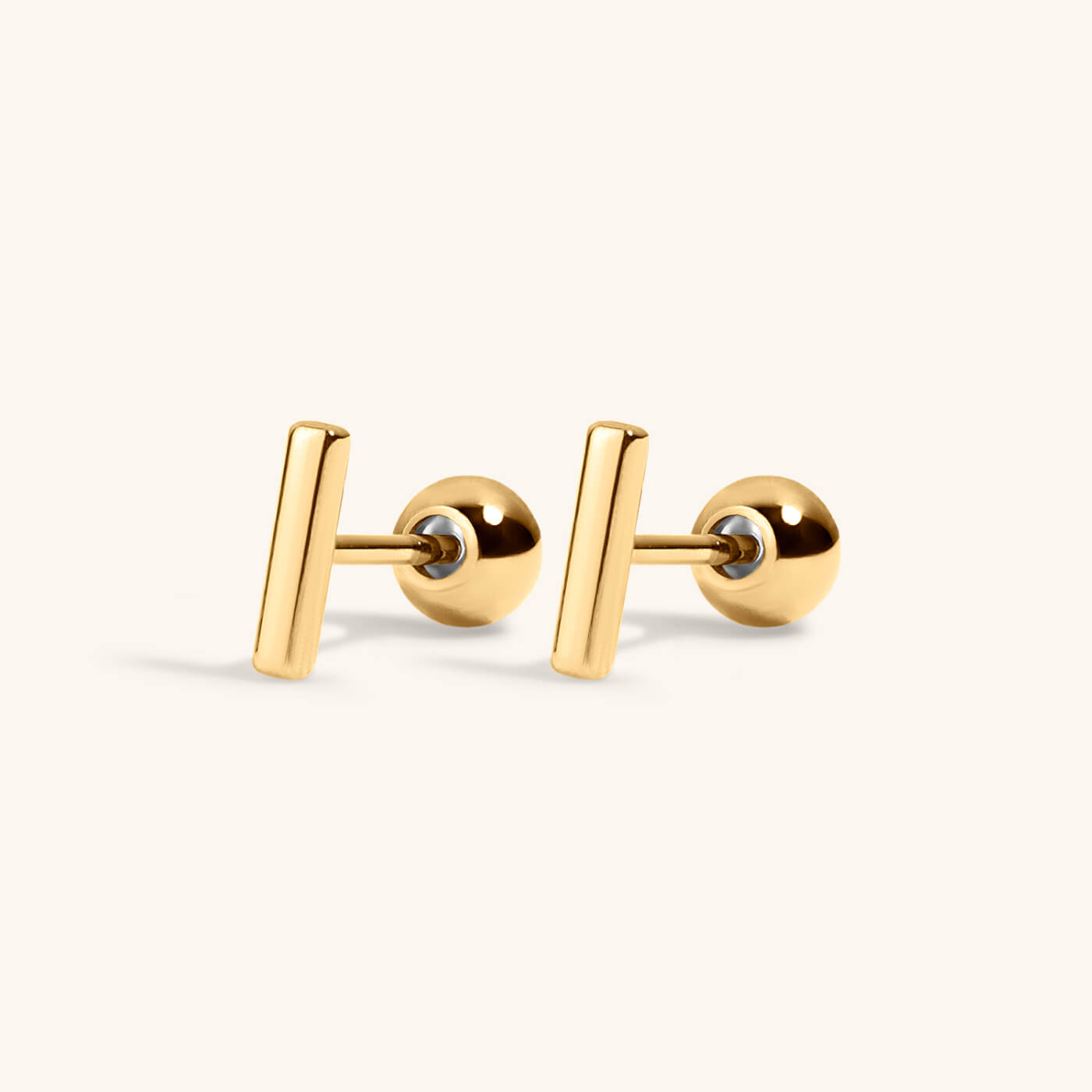 Bar Studs – Gold