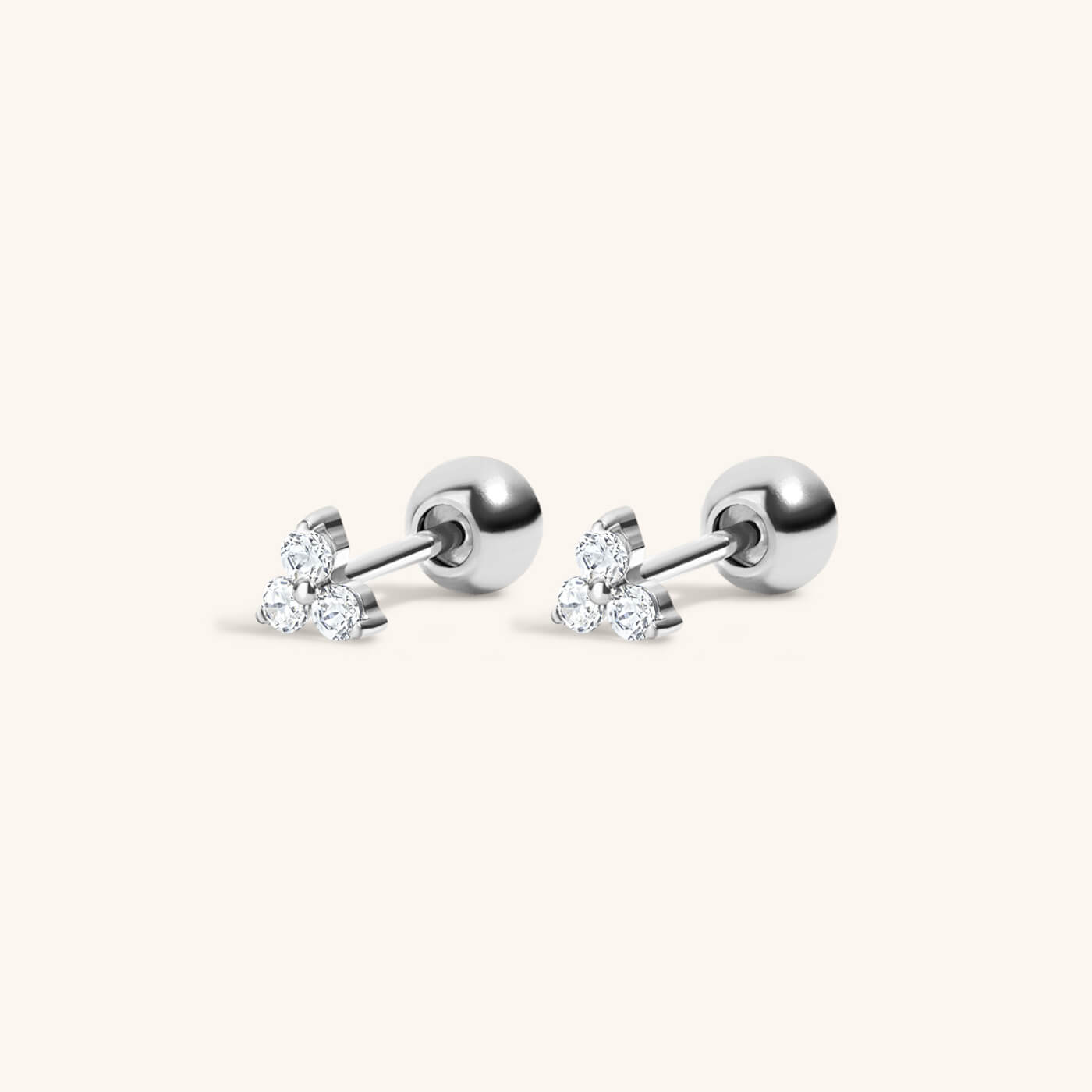 Crystal Trinity Studs