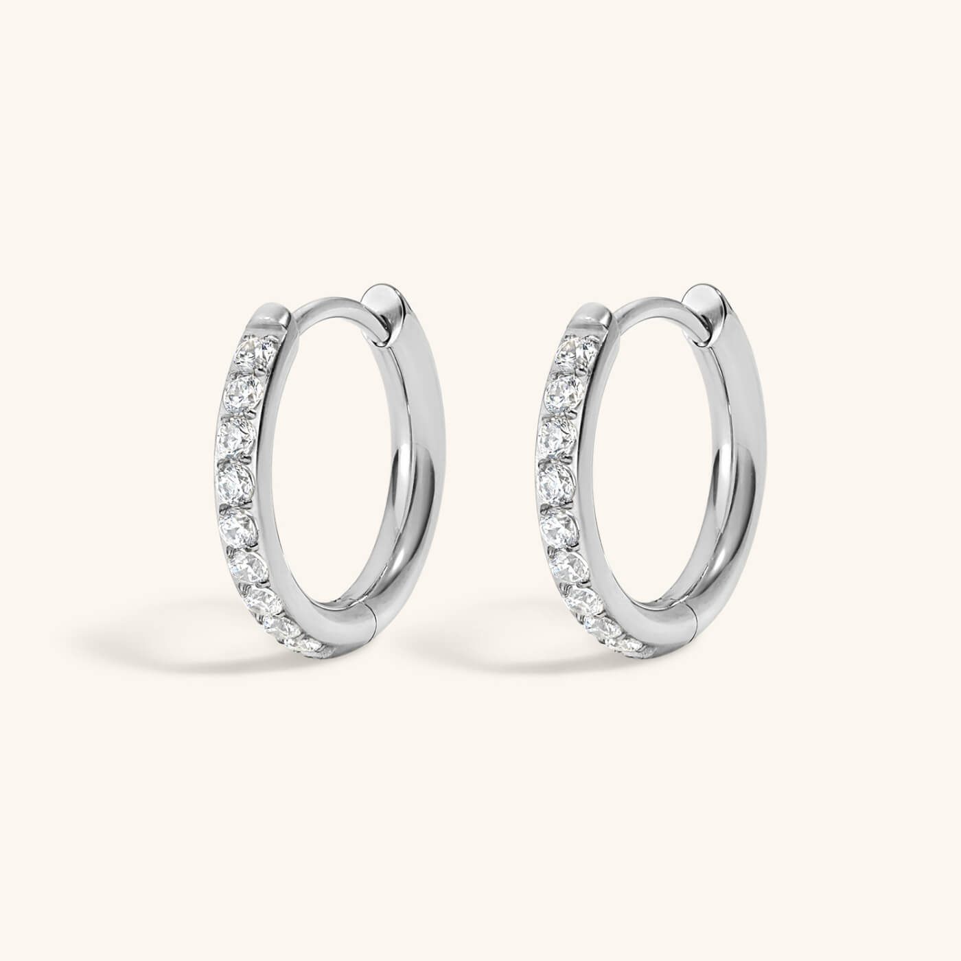 Pavé Hoops, 14mm