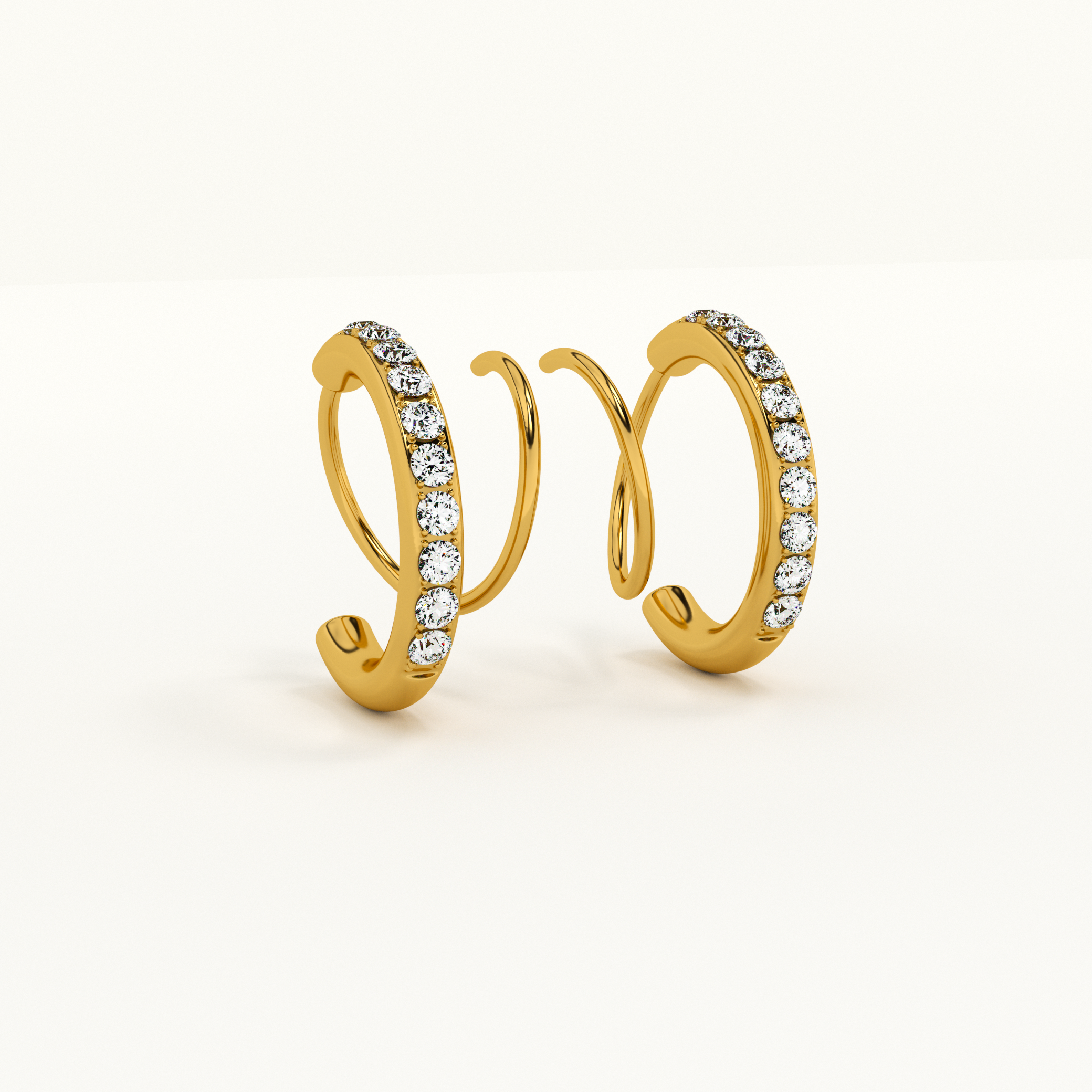 Curvy Embrace Earrings – GOLD